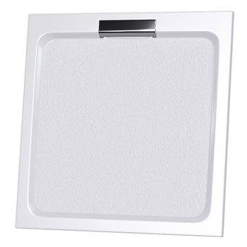 Душевой поддон 100*100*3,5 RGW GWS-01 Белый/Квадрат  Литьевой мрамор — фото 1, Душевые поддоны из литьевого мрамора