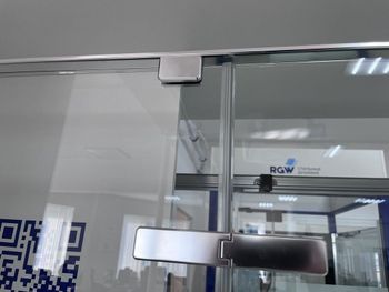 Душевая дверь 130*200 RGW SV-004-Gr Серый/Прозрачное/8 мм (EasyClean) — фото 5, Распашные душевые двери