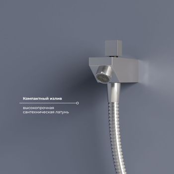 Комплект RGW SP-54 Хром (Головной душ/смеситель/ручной душ/) — фото 6, Встраиваемые душевые комплекты