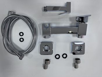 Гигиенический душ со смесителем INR05025-CP Хром (Смеситель/шланг/душ/) — фото 3, Гигиенические души