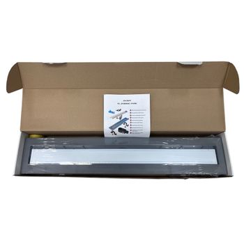 Душевой лоток Drain Leo-21-60 прямой 600 хром Ø 50 мм на ножках, сифон — фото 6, Душевые лотки