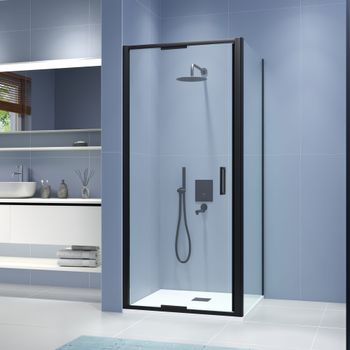 Душевая дверь 100*195 RGW SV-05-B Чёрный/Прозрачное/8 мм (Easy) — фото 6, Складные душевые двери