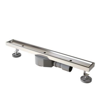 Душевой трап RGW SDR-08-80 прямой 800 хром Ø 50 мм сифон + ножки, под плитку — фото 3, Трапы для душа