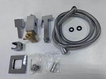 Гигиенический душ со смесителем INR05060-CP Хром (Смеситель/шланг/душ/) — фото 3, Гигиенические души