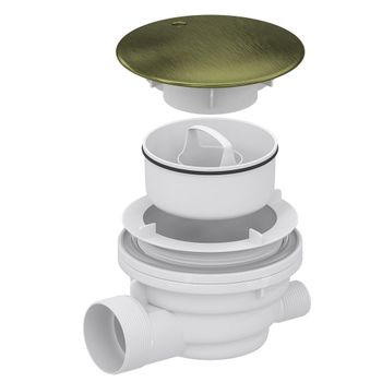 Сифон QYD-01 бронза Ø 90 мм — фото 3, Сифоны для поддонов