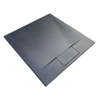 Душевой поддон 90*120*2,6 RGW TUS-129B Черный/Прямоуг Ø 90 мм  — фото 1, Стеклопластиковые душевые поддоны