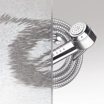 Душевая дверь  70*185 RGW PA-02 NEW Хром/Шиншила/6 мм (EasyClean) — фото 3, Распашные душевые двери