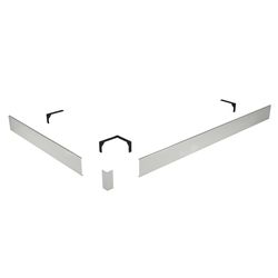 Экран для поддона RGW N/ST-21 110*110 (квадрат) (Белый) — фото 1, Экраны для поддонов