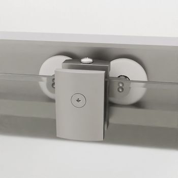 Душевая дверь INRAIN VIN-016 / 140х195 / Хром / Прозрачное / 6 мм — фото 4, Раздвижные душевые двери