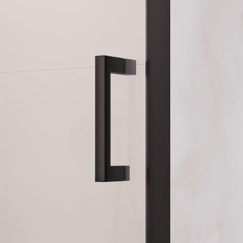 Душевая дверь  90-100*195 RGW PA-008-B Чёрный/Прозрачное/6 мм (Easy) — фото 4, Распашные душевые двери