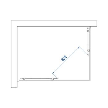 Душевой уголок INRAIN VIN-040 /  90х120х195 / Прямоуг. / Чёрный / Прозрачное / 6 мм — фото 5, Прямоугольные душевые уголки