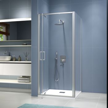 Душевая дверь  80*195 RGW SV-05-Gr Серый/Ribbed/8 мм (Easy) — фото 5, Складные душевые двери