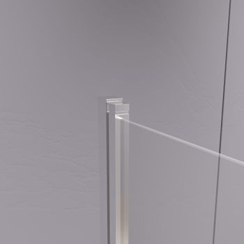 Шторка на ванну  70*140 RGW SC-109 (140) Хром/Прозрачное/6 мм — фото 5, Шторки для ванной распашные