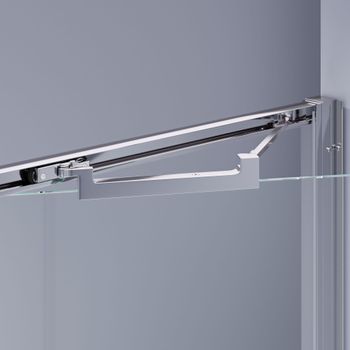 Душевая дверь  90*195 RGW SV-05 Хром/Тонированное(серое)/8 мм (Easy) — фото 4, Складные душевые двери