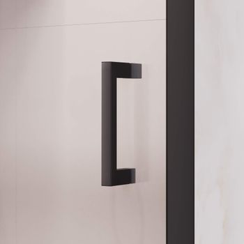 Душевая дверь 120*195 RGW PA-017-B Чёрный/Матовое/6 мм (Easy) — фото 4, Раздвижные душевые двери