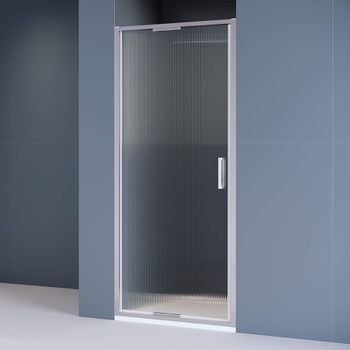 Душевая дверь  80*195 RGW SV-05 Хром/Ribbed/8 мм (Easy) — фото 2, Складные душевые двери