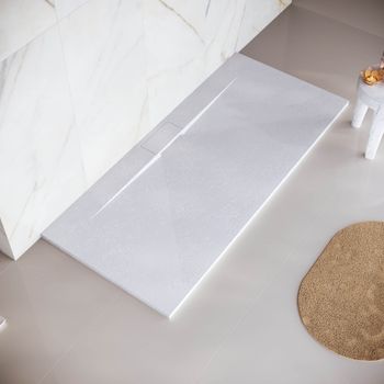 Душевой поддон 90*200*2,6 RGW TKS-209W Белый/Прямоуг Ø 90 мм  — фото 2, Стеклопластиковые душевые поддоны