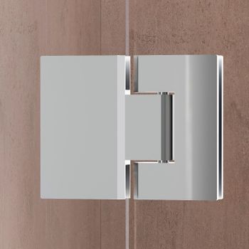 Душевая дверь INRAIN MIT-018 / 120х195 / Хром / Прозрачное / 8 мм — фото 3, Раздвижные душевые двери