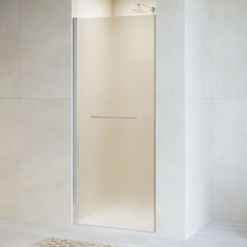 Душевая дверь  80*195 RGW PA-103 Хром/Матовое/6 мм (EasyClean) — фото 2, Распашные душевые двери