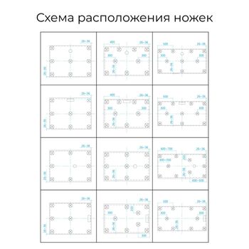 Душевой поддон  80*160*2,5 RGW ST-0168G Графит/Прямоуг Ø 90 мм Каменный — фото 6, Душевые поддоны из искусственного камня