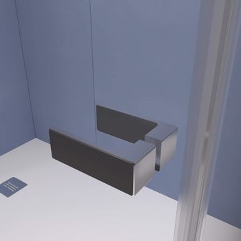 Душевой уголок 150*100*200 RGW SV-040 Прямоуг./Хром/Матовое/8 мм (2 уп.) — фото 4, Прямоугольные душевые уголки