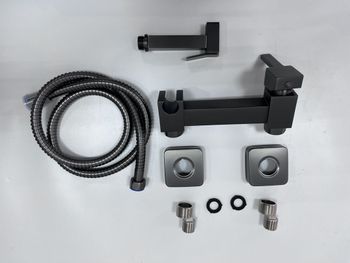 Гигиенический душ со смесителем INR05025-GrB Серый браш (Смеситель/шланг/душ/) — фото 3, Гигиенические души