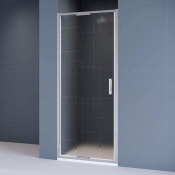 Душевая дверь  90*195 RGW SV-05 Хром/Matt Smart Line/8 мм (Easy) — фото 2, Складные душевые двери