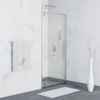 Душевая дверь  90*200 RGW SV-02 Хром/Прозрачное/6 мм — фото 2, Распашные душевые двери