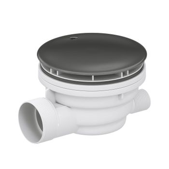 Сифон QYD-01 графит* Ø 90 мм — фото 1, Сифоны для поддонов