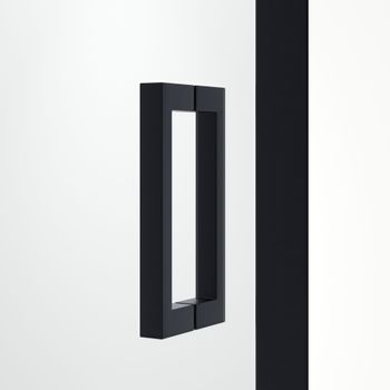 Душевая дверь INRAIN VIN-016 / 120х195 / Чёрный / Матовое / 6 мм — фото 4, Раздвижные душевые двери