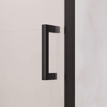 Душевая дверь 110-120*195 RGW PA-008-B Чёрный/Прозрачное/6 мм (Easy) — фото 4, Распашные душевые двери