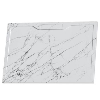 Душевой поддон  90*120 RGW STN-0129W Белый/Прямоуг  Каменный — фото 1, Душевые поддоны из искусственного камня