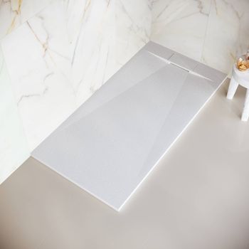 Душевой поддон 90*120*2,6 RGW TUS-129B Черный/Прямоуг Ø 90 мм  — фото 2, Стеклопластиковые душевые поддоны