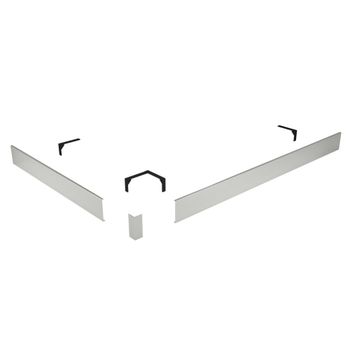 Экран для поддона INRAIN IN-21  80х100 (прямоугольник) (Белый) — фото 1, Экраны для поддонов