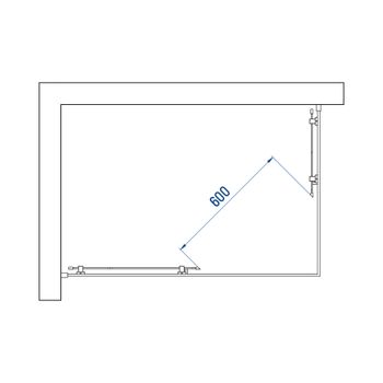 Душевой уголок INRAIN VIN-040 /  80х120х195 / Прямоуг. / Чёрный / Прозрачное / 6 мм — фото 5, Прямоугольные душевые уголки