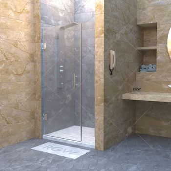 Душевая дверь  90*195 RGW HO-012 хром/Матовое/8 мм — фото 2, Распашные душевые двери