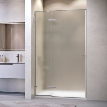 Душевая дверь 130*200 RGW SV-004-Gr Серый/Матовое/8 мм (EasyClean) — фото 1, Распашные душевые двери