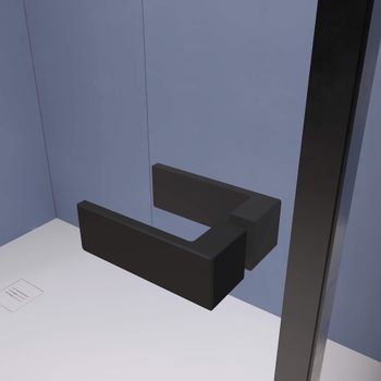 Душевой уголок 150*100*200 RGW SV-040-B Прямоуг./Чёрный/Матовое/8 мм (2 уп.) — фото 4, Прямоугольные душевые уголки