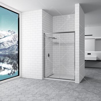 Душевая дверь 170*195 RGW PA-016 Хром/Матовое/6 мм — фото 2, Раздвижные душевые двери