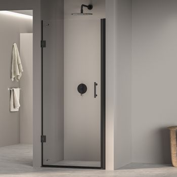 Душевая дверь  70*195 RGW PA-06 B Чёрный/Прозрачное/6 мм (Easy) — фото 1, Распашные душевые двери