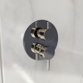 Комплект RGW SP-51 Хром (Головной душ/смеситель/ручной душ/) — фото 5, Встраиваемые душевые комплекты