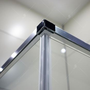 Душевой уголок  80*80*195 RGW SV-31 Квадрат/Хром/Прозрачное/6 мм (Easy) — фото 4, Квадратные душевые уголки