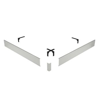 Экран для поддона INRAIN IN-01 100х100 (квадрат) (Белый) — фото 1, Экраны для поддонов