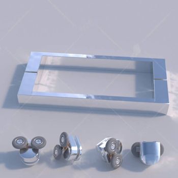 Душевой уголок  90*90*185 RGW CL-54 Полукруг/Хром/Прозрачное/5 мм — фото 4, Душевые уголки четверть круга