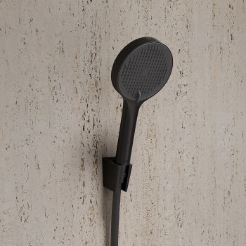 Лейка для душа, черный матовый, Aiger, IDDIS, AIG4FB0i18 — фото 3, Лейки для душа