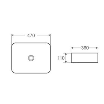Раковина чаша D&K Berlin DT1431216, белый — фото 3, Раковины накладные