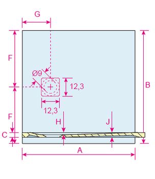D006002105 Душевой поддон VELVET SOLE (90 x 80) RIHO — фото 2, Душевые поддоны