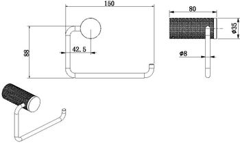 Товар: Держатель для туалетной бумаги Allen Brau Priority 4.0 6.31С07-BN никель браш 6.31C07-BN - фото 2 Держатель для туалетной бумаги Allen Brau Priority 4.0 6.31С07-BN никель браш 6.31C07-BN — фото 2, Держатели туалетной бумаги