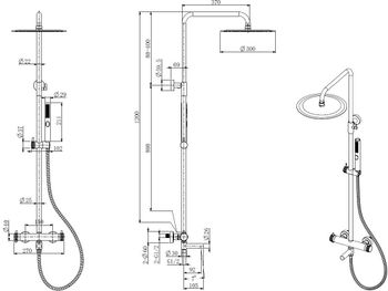 Товар: Душевая стойка Allen Brau Priority 5.31T10-31 черный матовый - фото 6 Душевая стойка Allen Brau Priority 5.31T10-31 черный матовый — фото 6, Душевые стойки