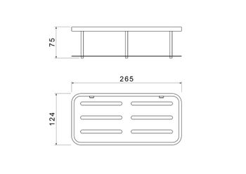 Товар: AQ4936BG полка для душа, шлиф. золото - фото 6 AQ4936BG полка для душа, шлиф. золото — фото 6, Полки для ванной и душа